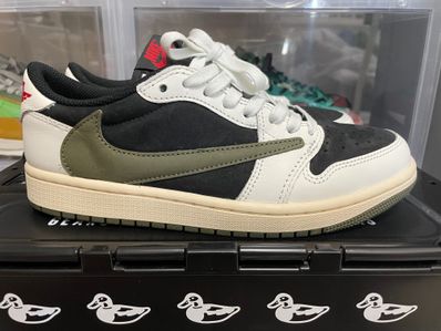 Travis Scott × Nike Women's Air Jordan 1 Low OG "Medium Olive"