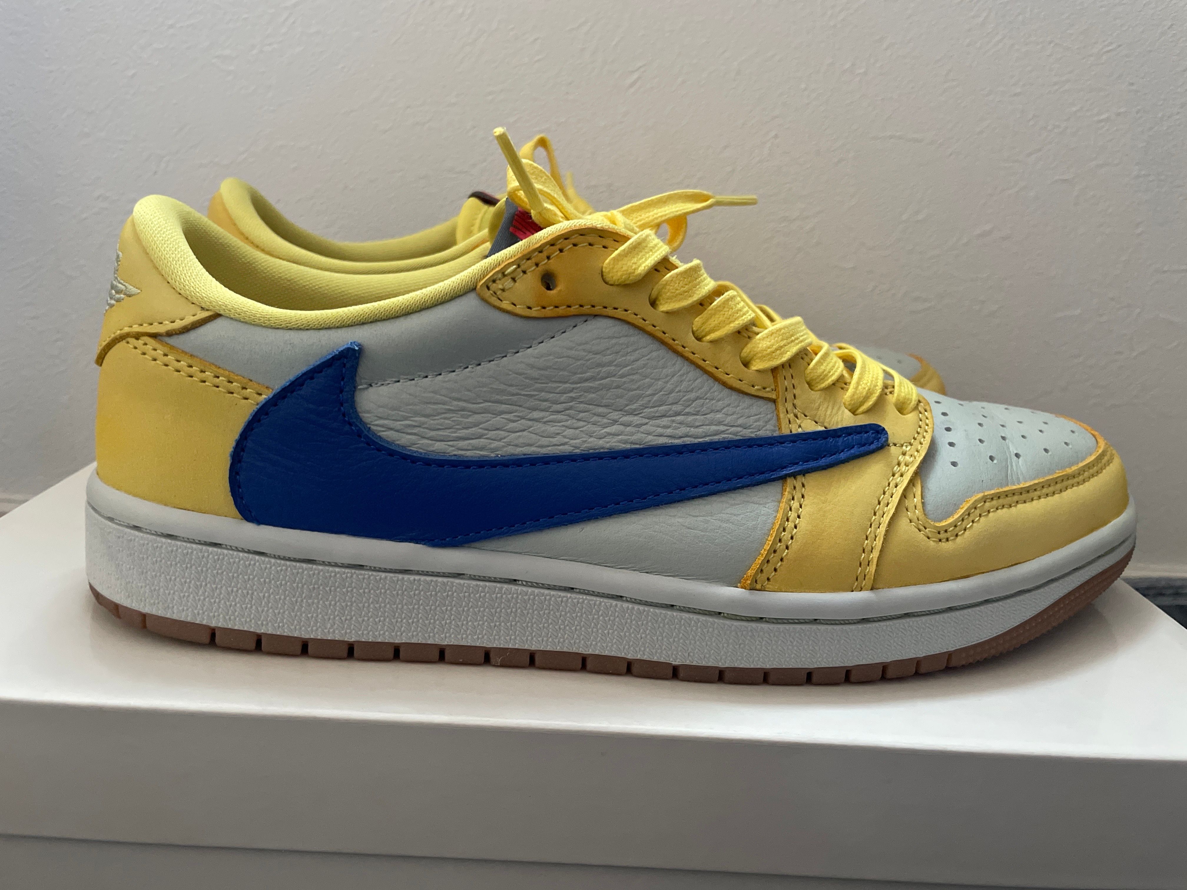Travis Scott × Nike Women's Air Jordan 1 Retro Low OG "Canary"