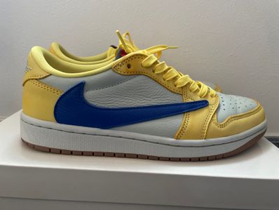 Travis Scott × Nike Women's Air Jordan 1 Retro Low OG "Canary"