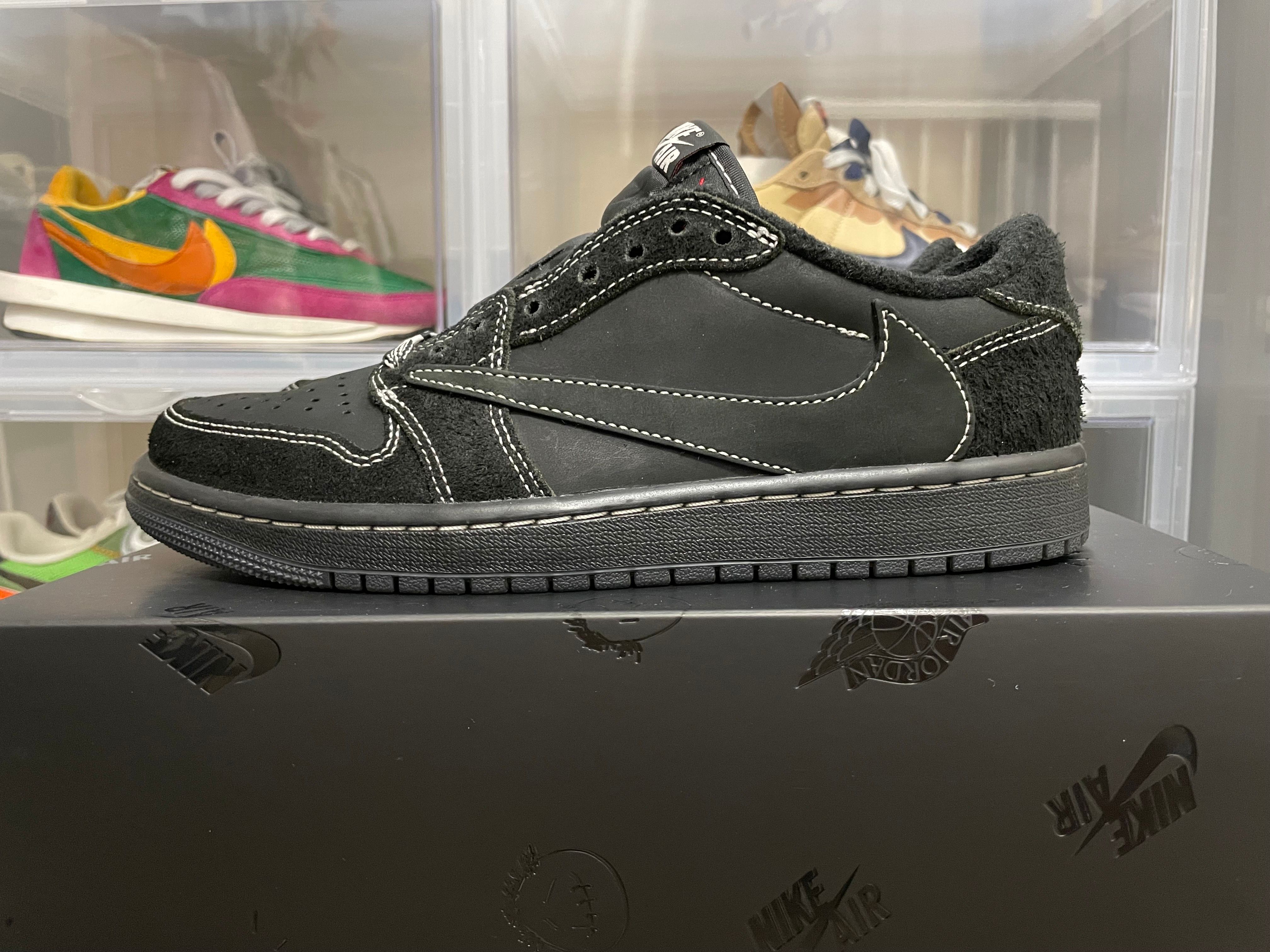 Travis Scott × Nike Air Jordan 1 Low OG SP "Black Phantom"