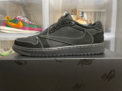 Travis Scott × Nike Air Jordan 1 Low OG SP "Black Phantom"