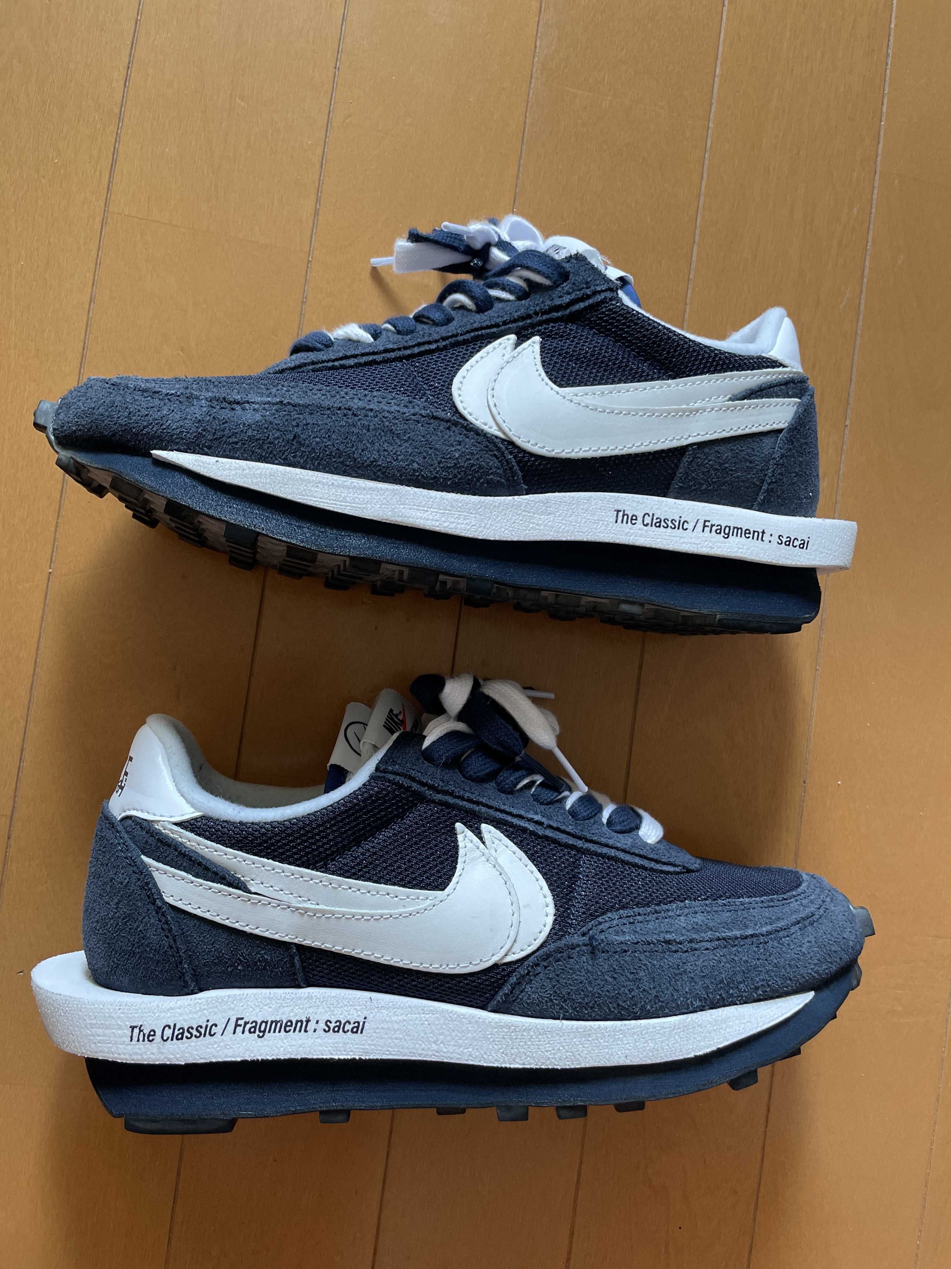 Fragment × sacai × Nike LD Waffle "Blackended Blue"