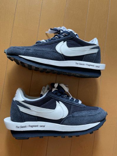 Fragment × sacai × Nike LD Waffle "Blackended Blue"