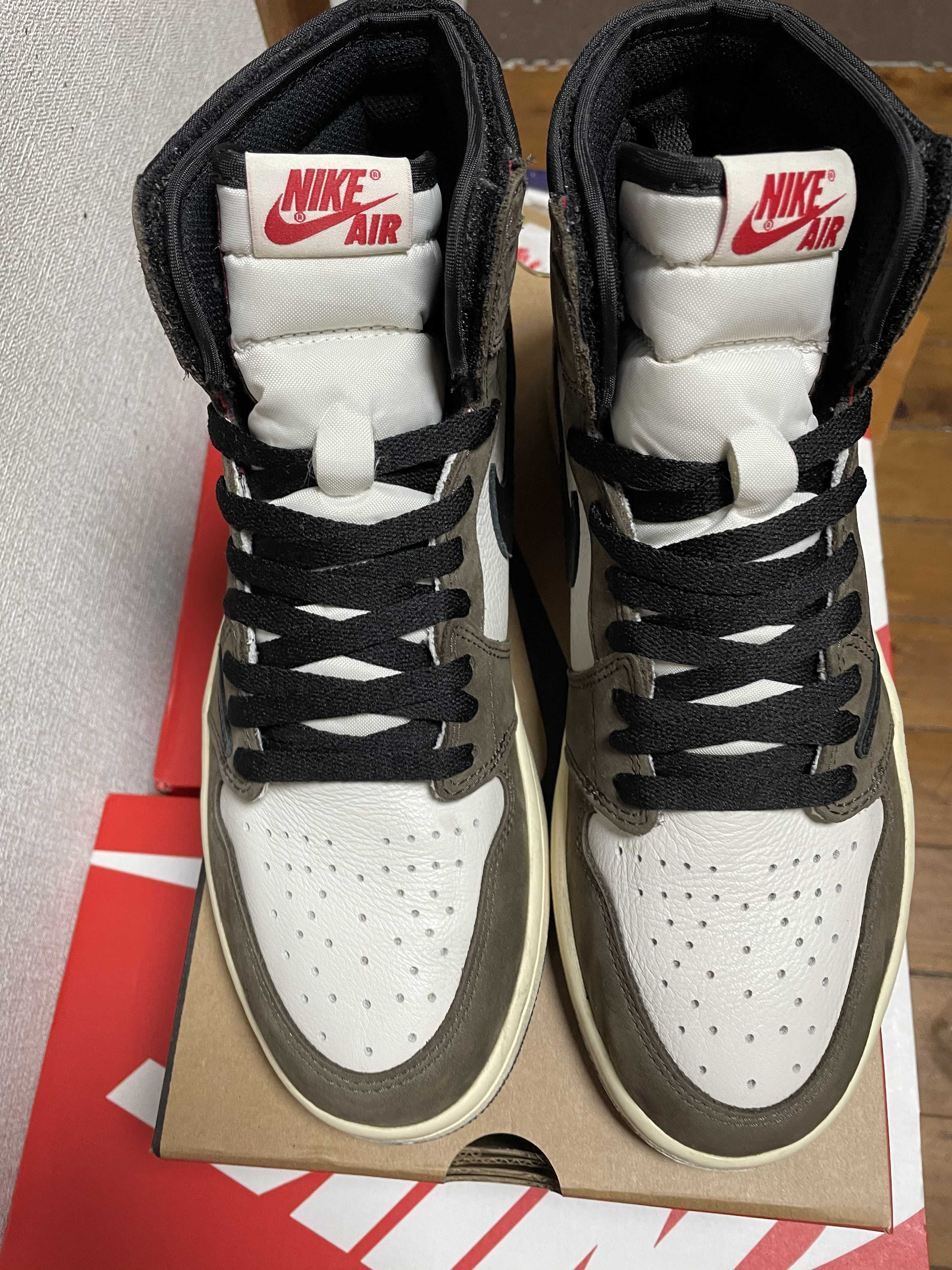 Travis Scott × Nike Air Jordan 1 Retro High OG TS SP "Sail/Dark Mocha"