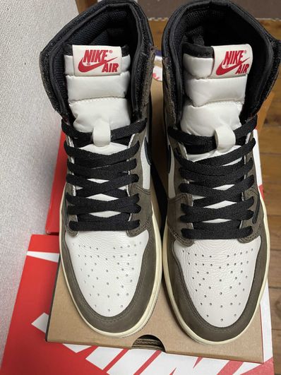 Travis Scott × Nike Air Jordan 1 Retro High OG TS SP "Sail/Dark Mocha"
