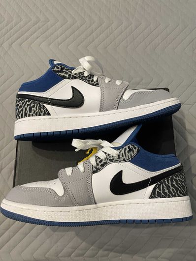 Nike GS Air Jordan 1 Low "True Blue"