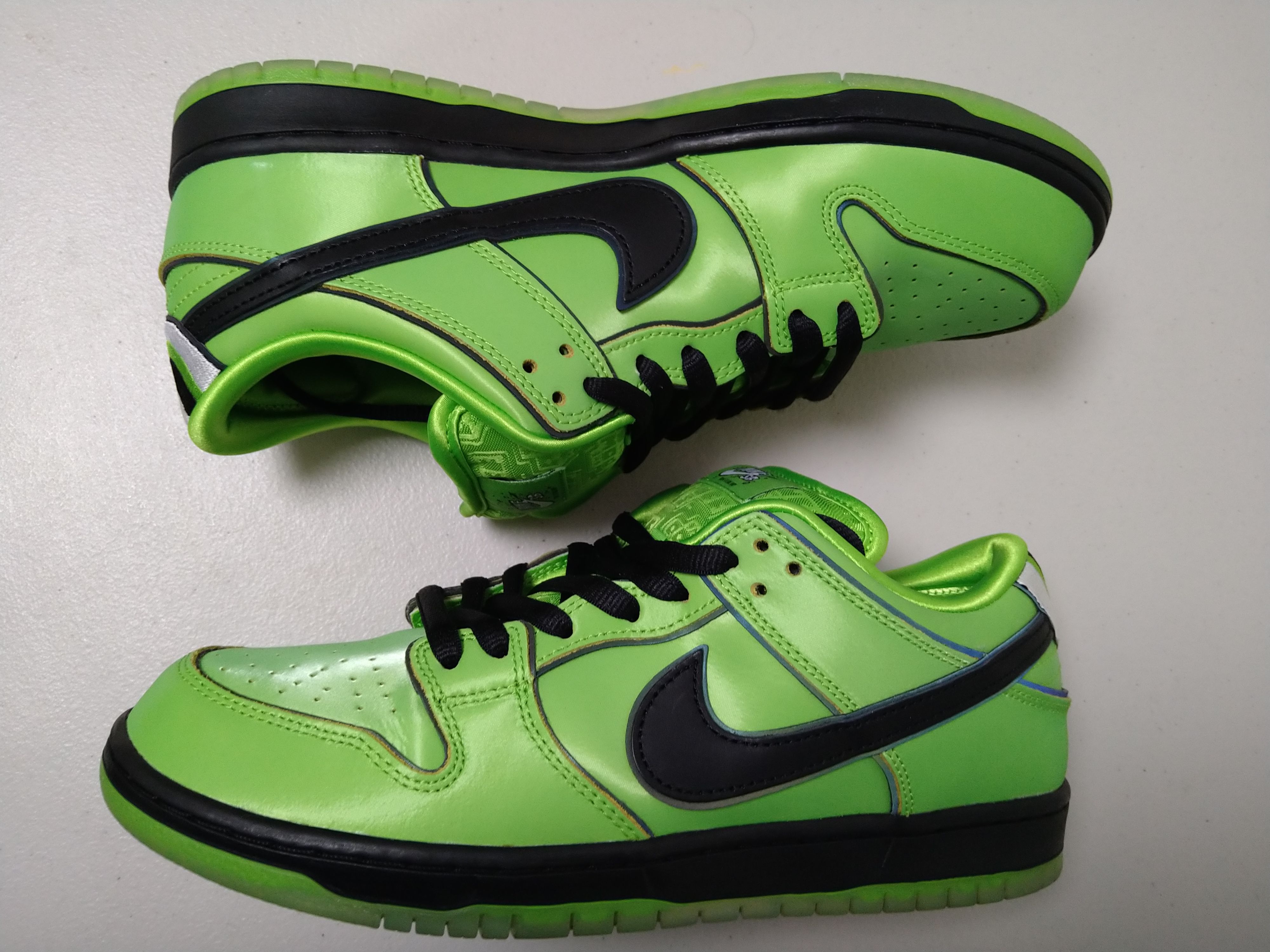 The Powerpuff Girls × Nike SB Dunk Low Pro QS "Buttercup"