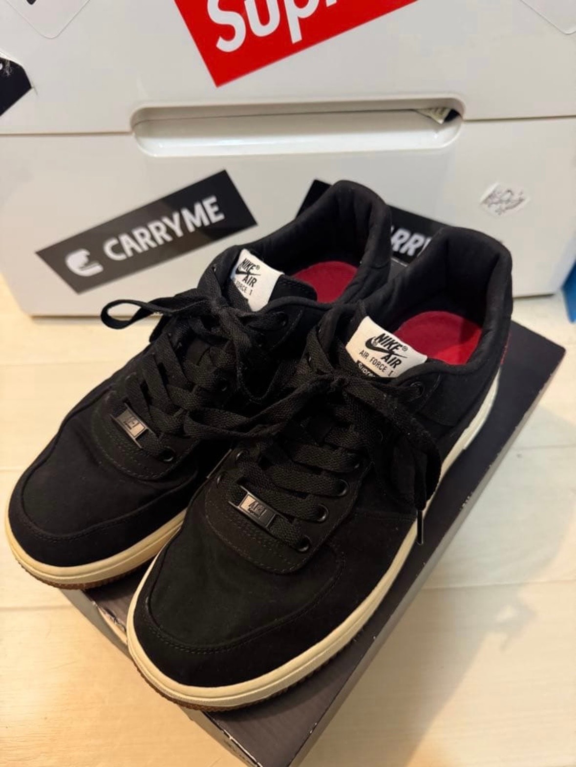 Supreme × Nike Air Force 1 Low PRM '08 NRG "Black"