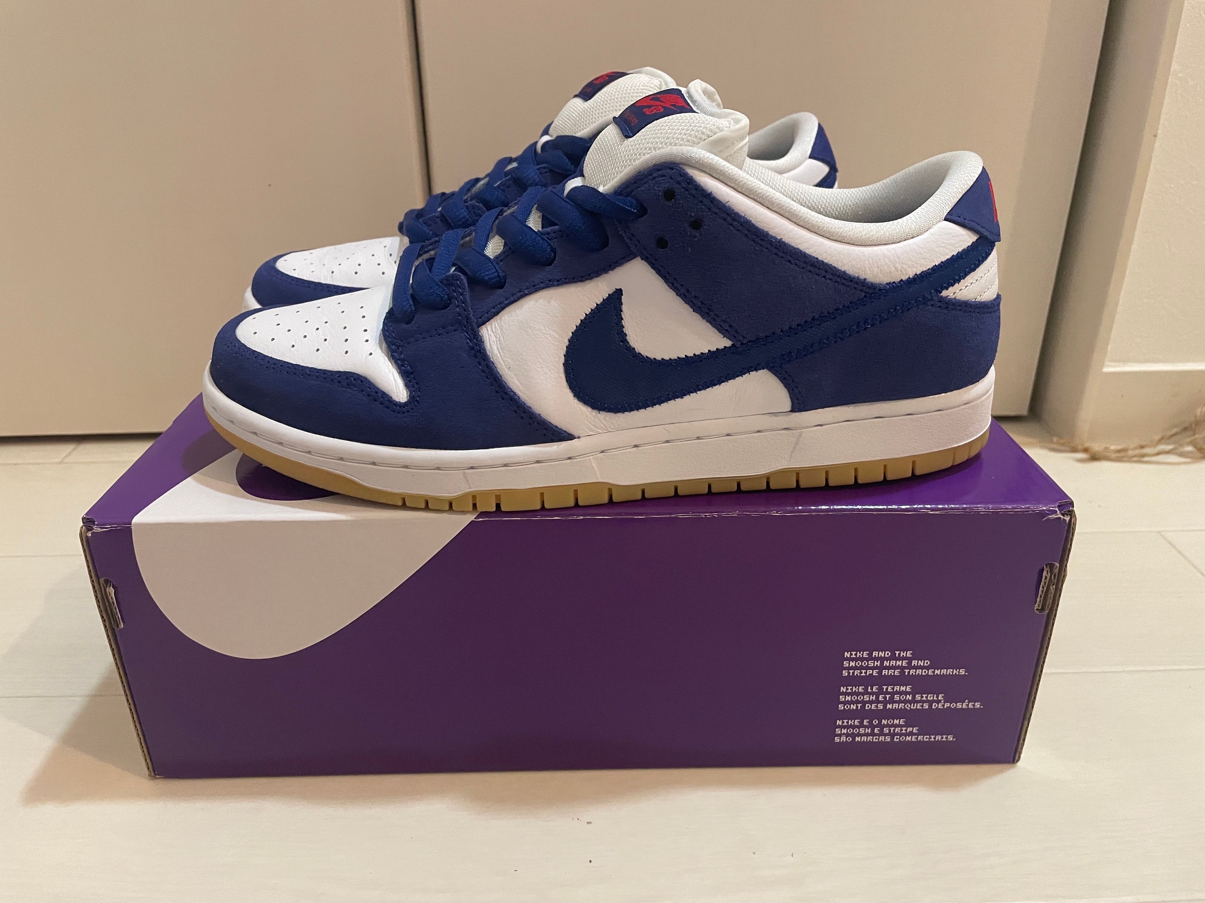 Nike SB Dunk Low "Los Angeles Dodgers/Deep Royal Blue"