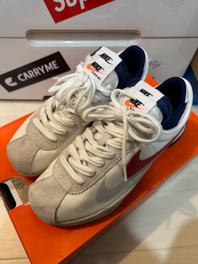 sacai × Nike Zoom Cortez "White and University Red"