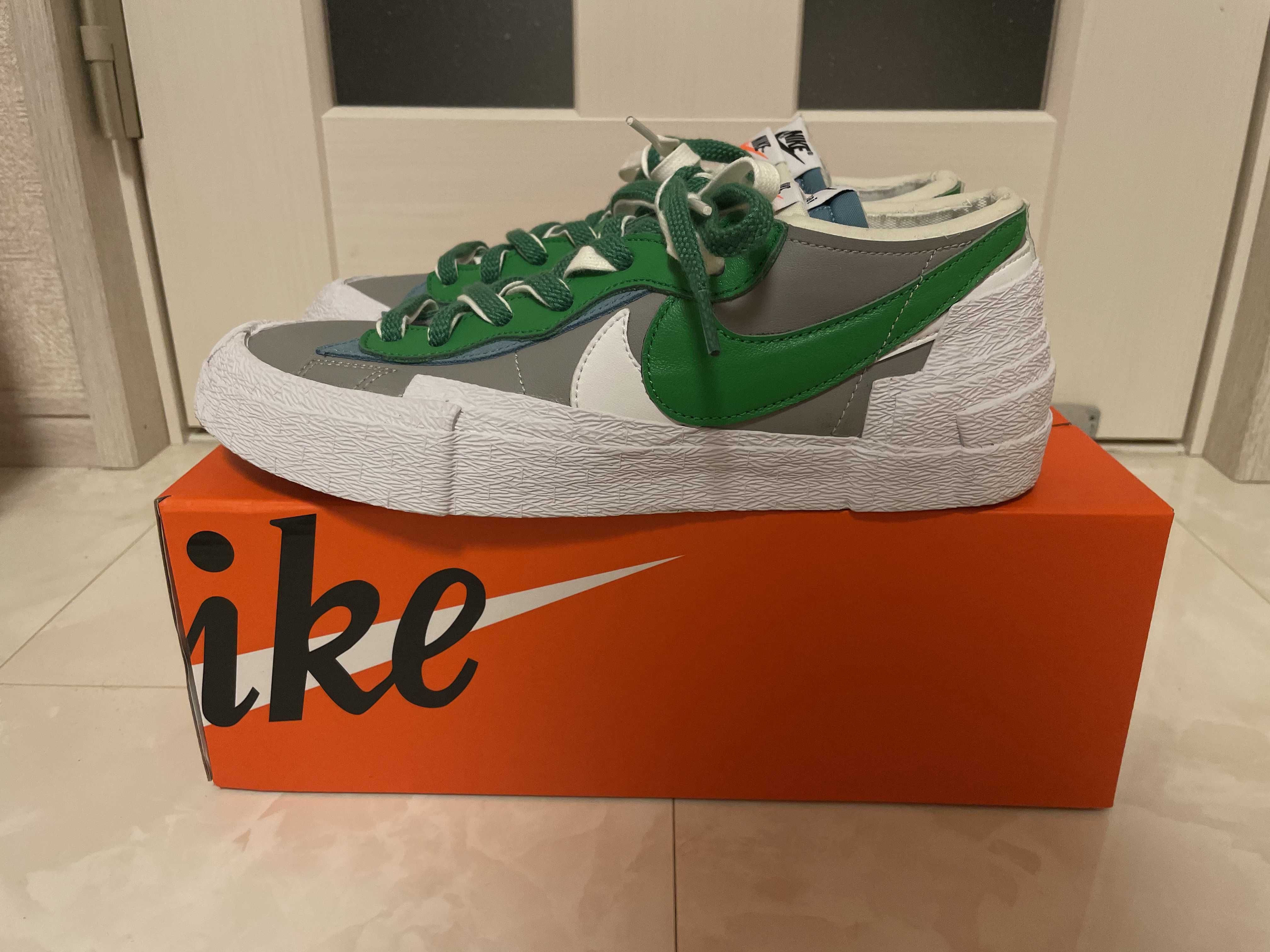 sacai × Nike Blazer Low "Classic Green"