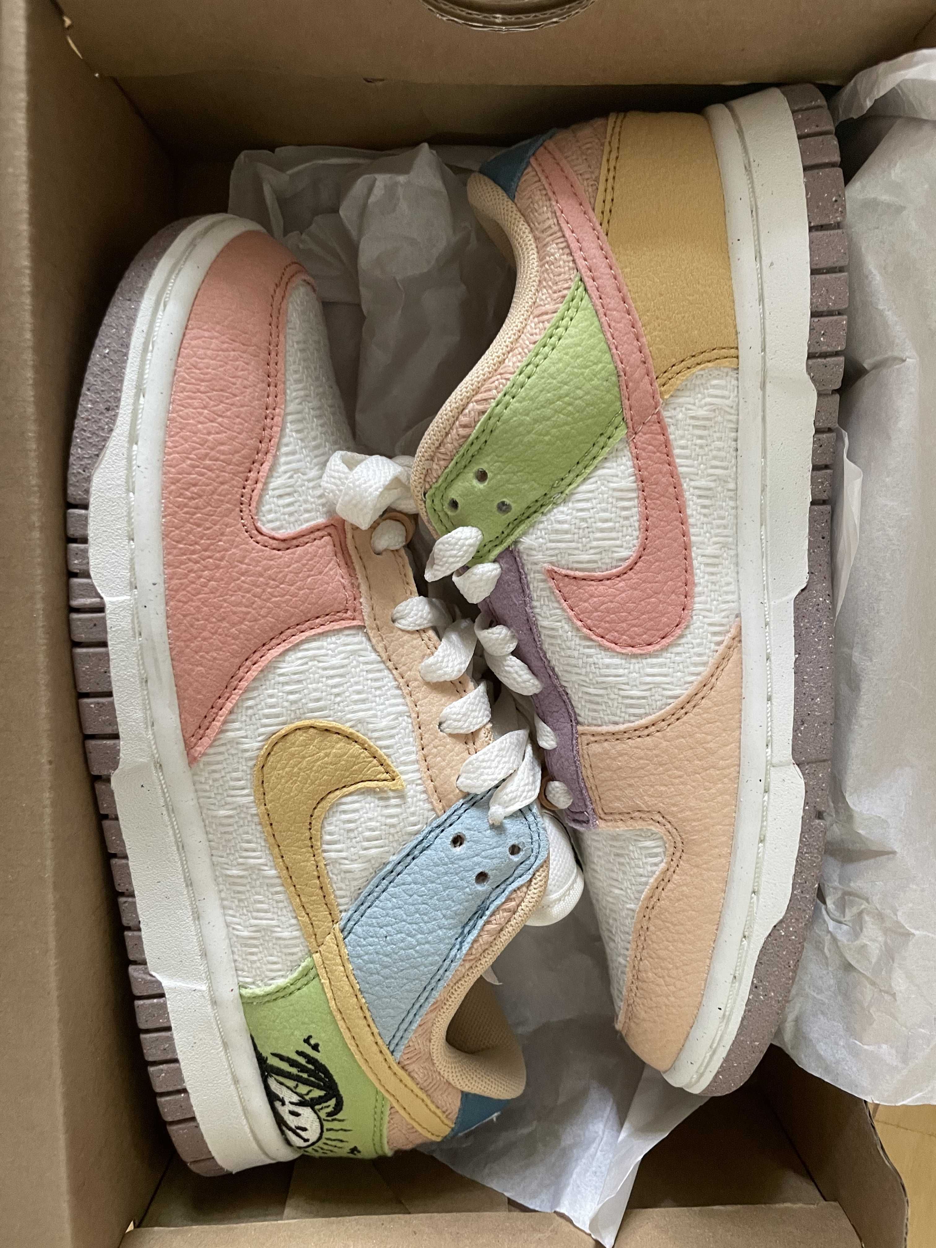 Nike Women's Dunk Low Sun Club "Sail/Sanded Gold/Light Madder Root"