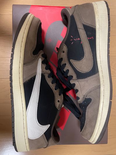 Travis Scott × Nike Air Jordan 1 Low OG SP-T "Black/Dark Mocha"