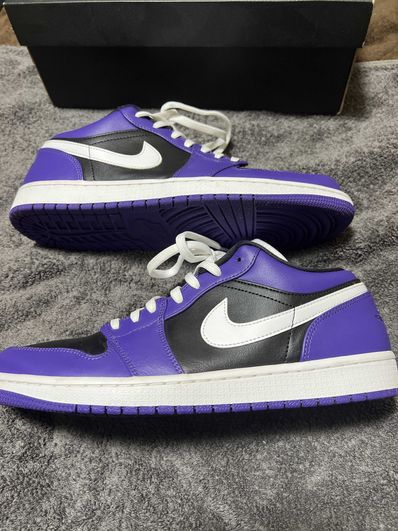 Nike Air Jordan 1 Low "Court Purple/White/Black"