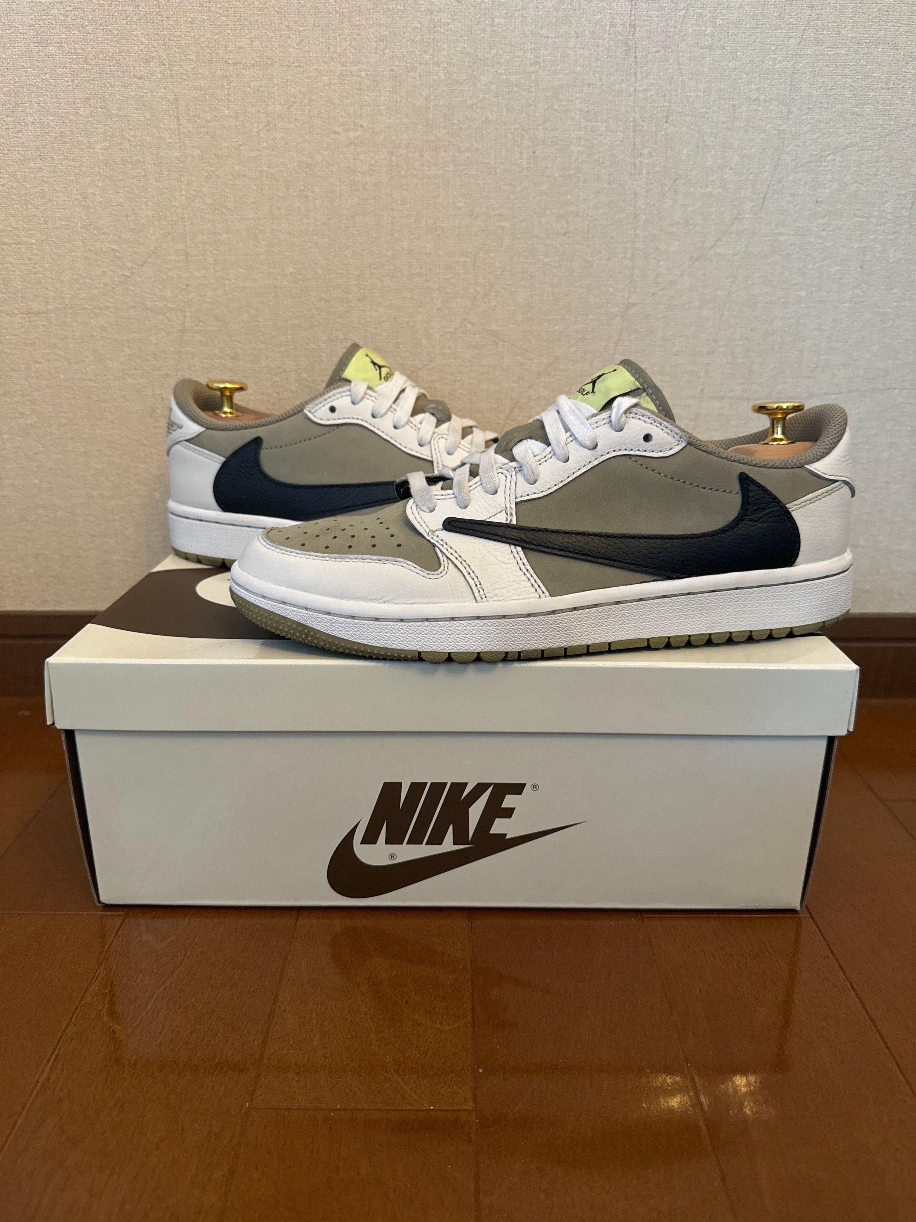 Travis Scott × Nike Air Jordan 1 Low Golf NRG "Neutral Olive"