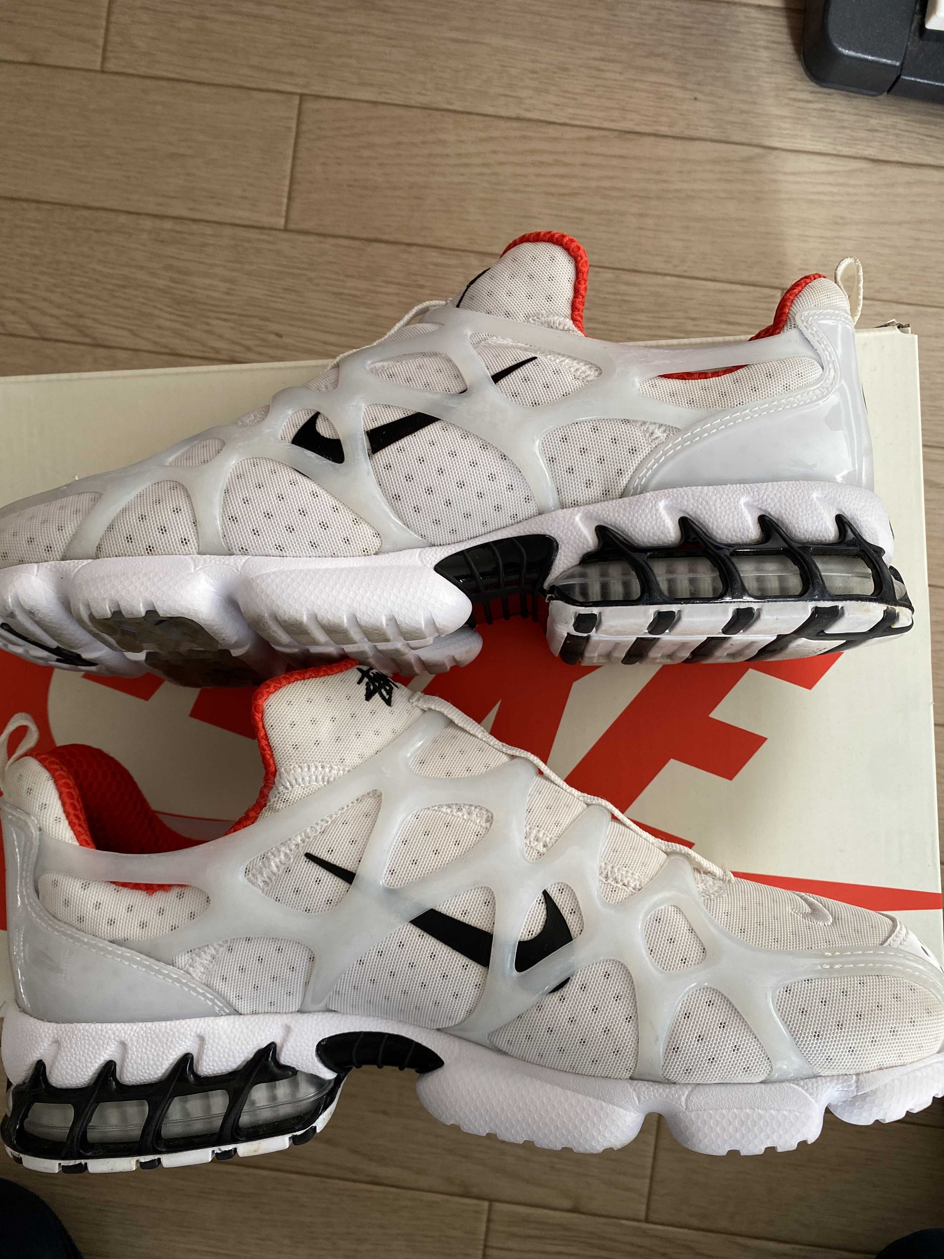 Stussy × Nike Air Zoom Kukini "White/Red"