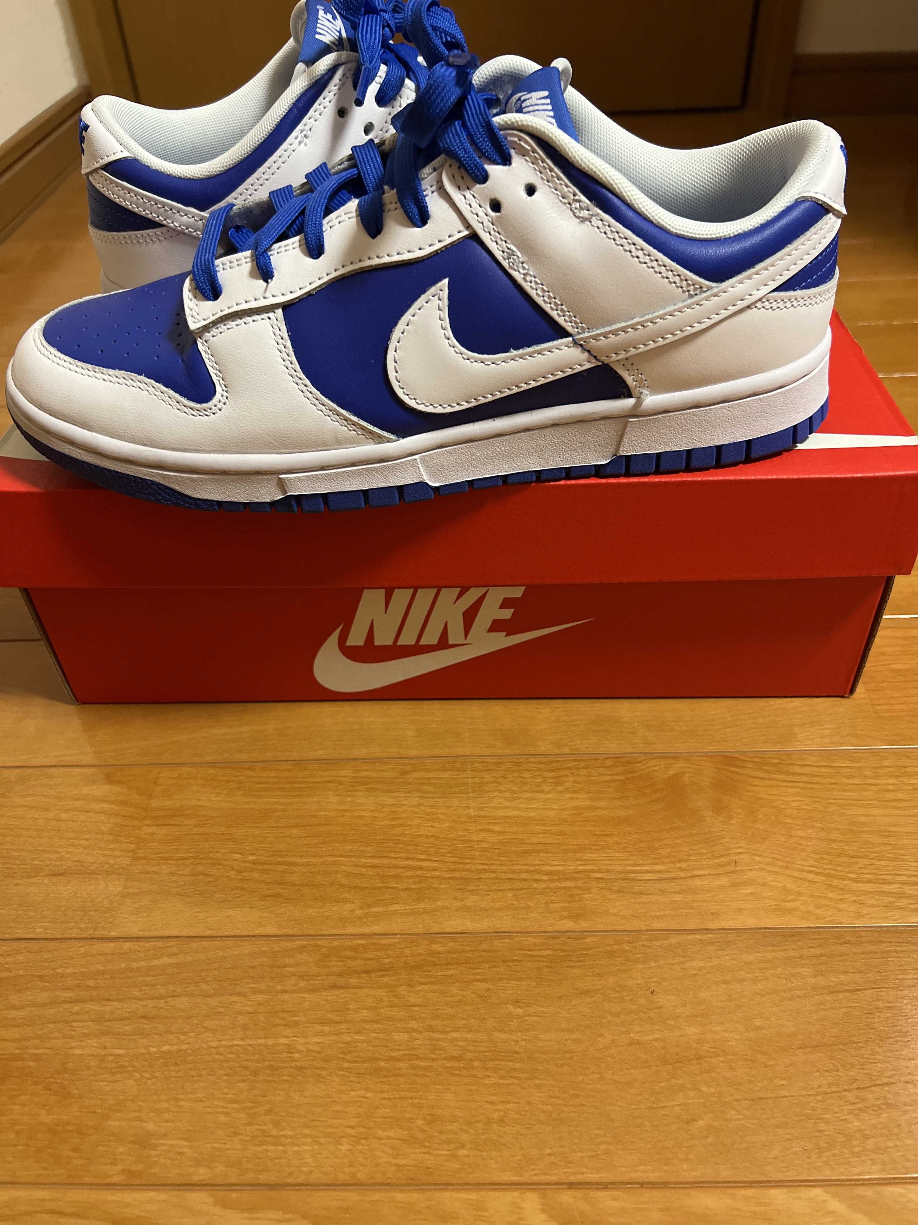 Nike Dunk Low Retro "Racer Blue and White"