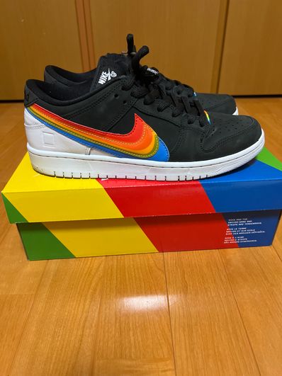 Polaroid × Nike SB Dunk Low Pro QS "Black/White"