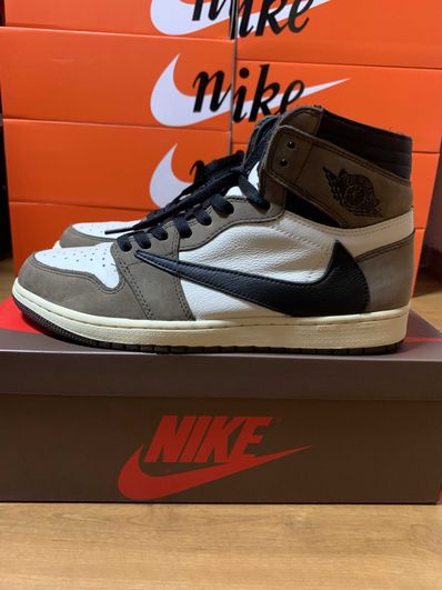 Travis Scott × Nike Air Jordan 1 Retro High OG TS SP "Sail/Dark Mocha"