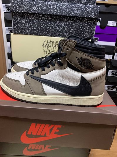 Travis Scott × Nike Air Jordan 1 Retro High OG TS SP "Sail/Dark Mocha"