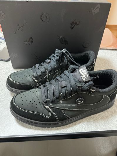 Travis Scott × Nike Air Jordan 1 Low OG SP "Black Phantom"