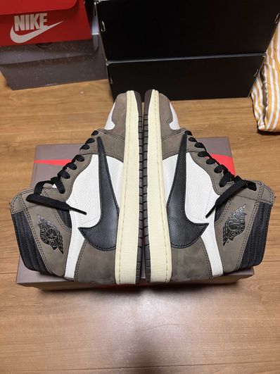 Travis Scott × Nike Air Jordan 1 Retro High OG TS SP "Sail/Dark Mocha"