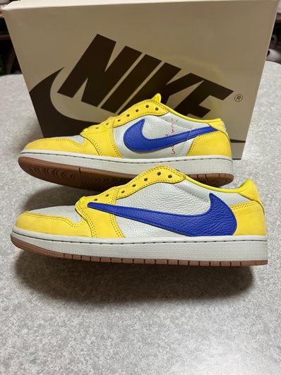 Travis Scott × Nike Women's Air Jordan 1 Retro Low OG "Canary"