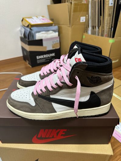 Travis Scott × Nike Air Jordan 1 Retro High OG TS SP "Sail/Dark Mocha"