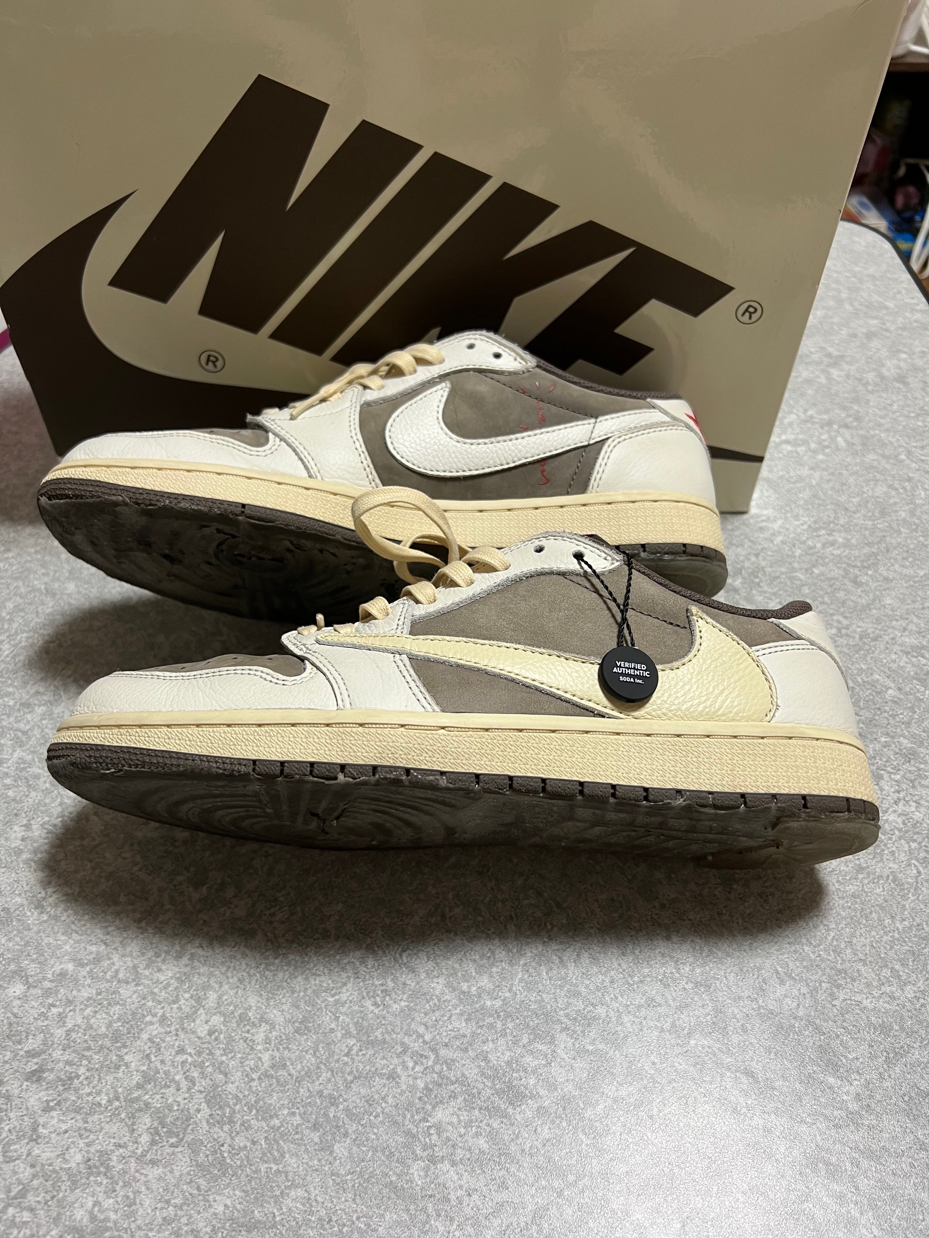 Travis Scott × Nike Air Jordan 1 Low OG SP "Reverse Mocha/Sail and Ridgerock"