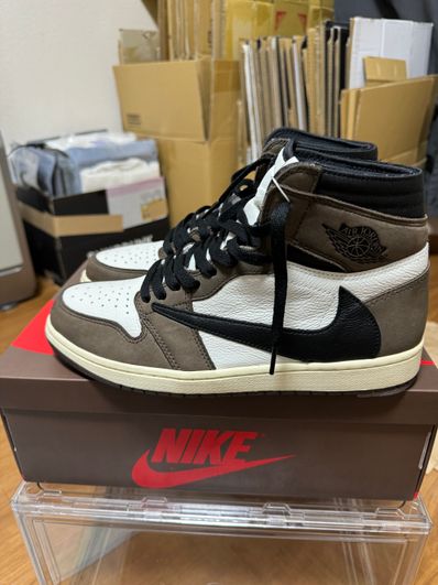 Travis Scott × Nike Air Jordan 1 Retro High OG TS SP "Sail/Dark Mocha"
