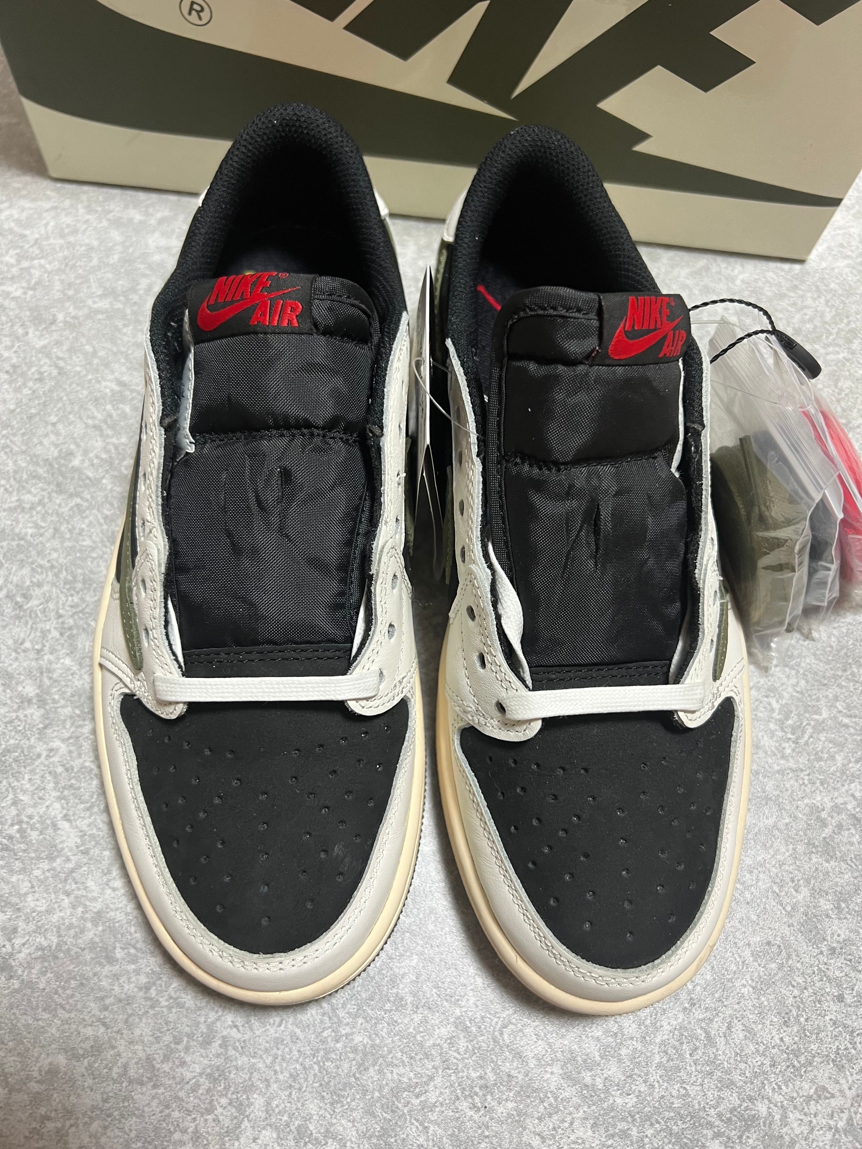 Travis Scott × Nike Women's Air Jordan 1 Low OG "Medium Olive"