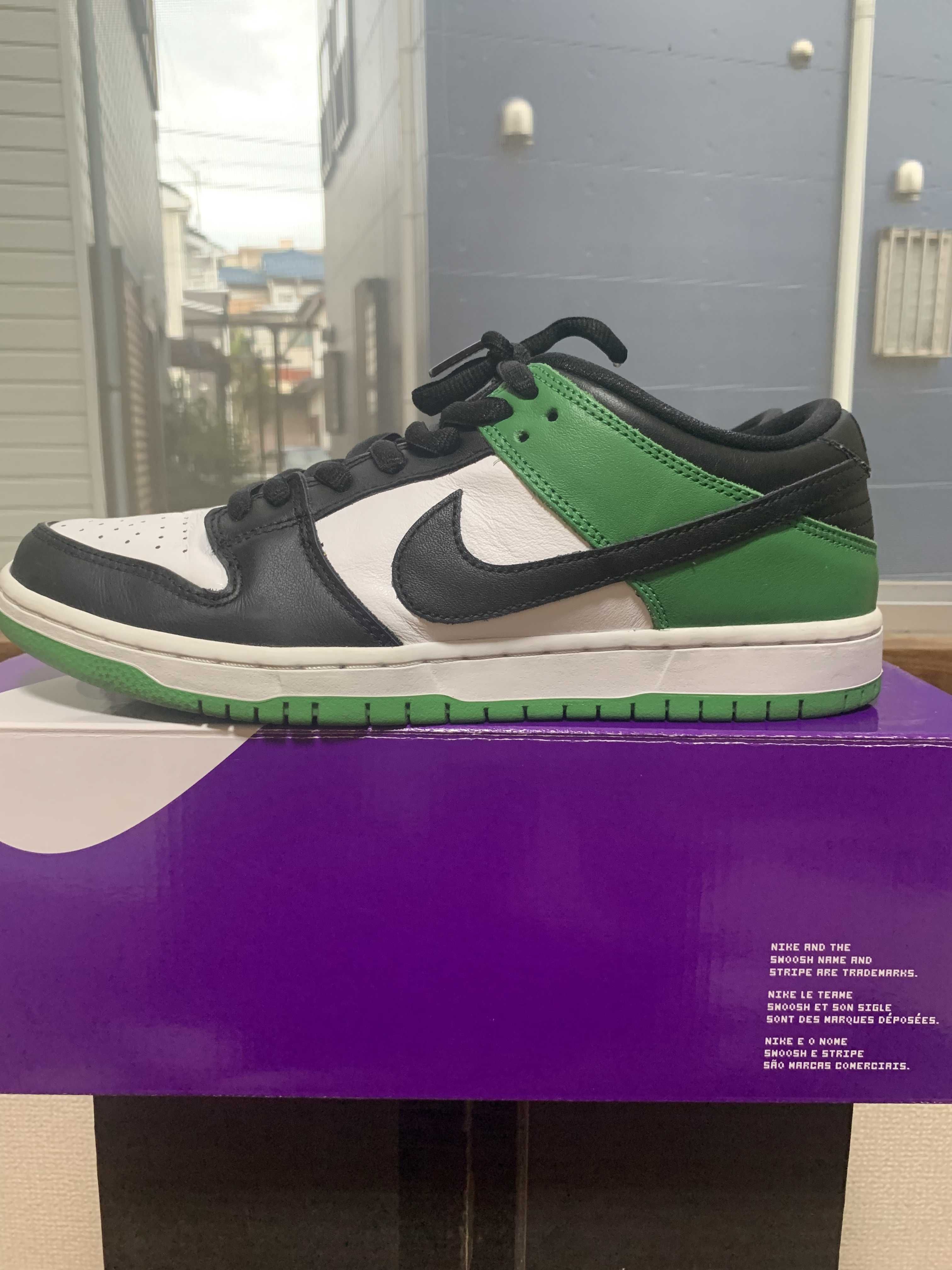 Nike SB Dunk Low Pro "Black and Classic Green"