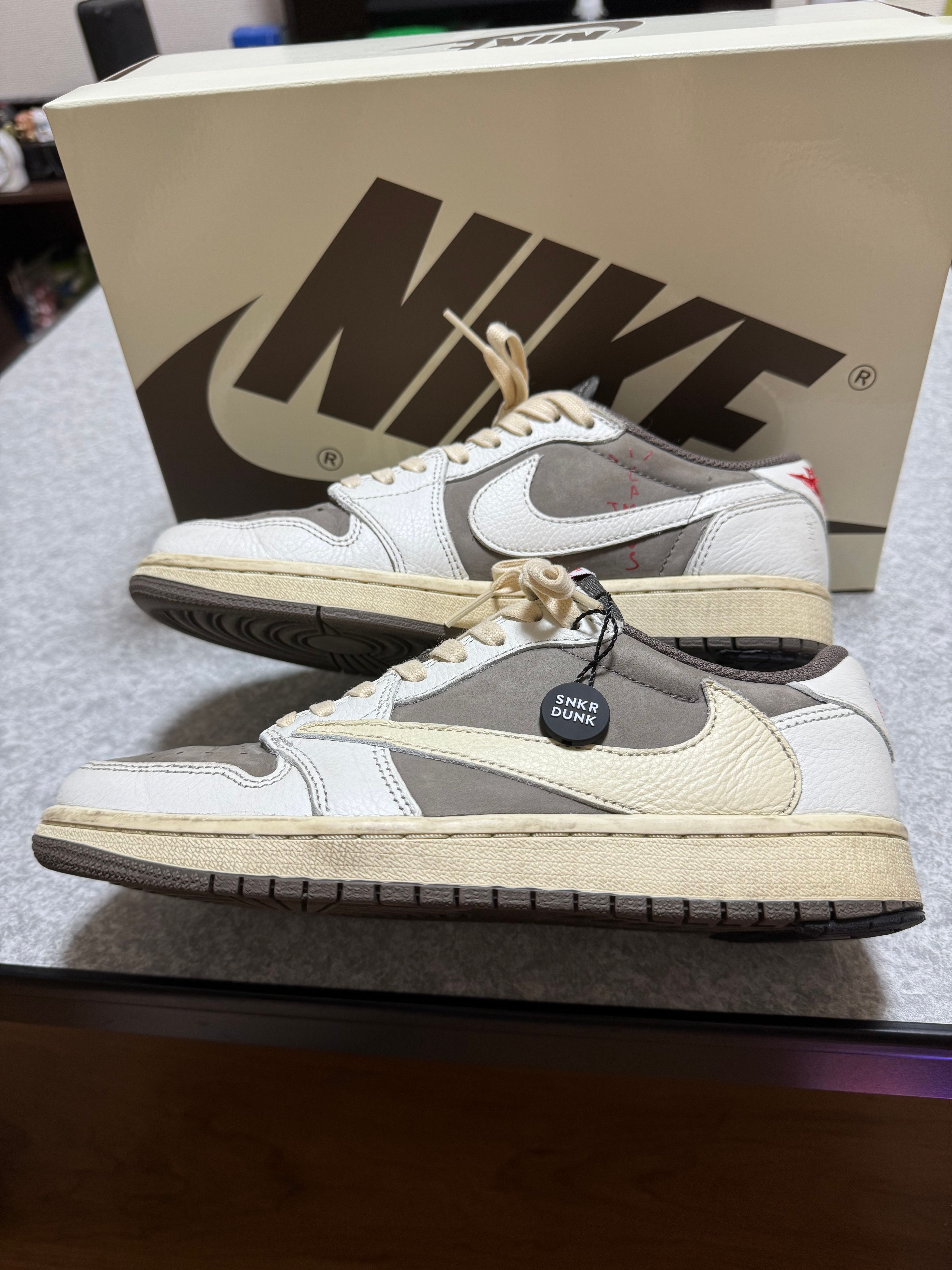 Travis Scott × Nike Air Jordan 1 Low OG SP "Reverse Mocha/Sail and Ridgerock"