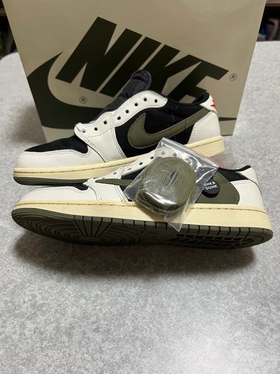 Travis Scott × Nike Women's Air Jordan 1 Low OG "Medium Olive"