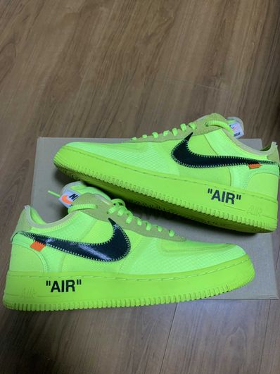 Off-White × Nike Air Force 1 Low "Volt"