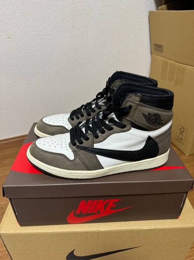 Travis Scott × Nike Air Jordan 1 Retro High OG TS SP "Sail/Dark Mocha"