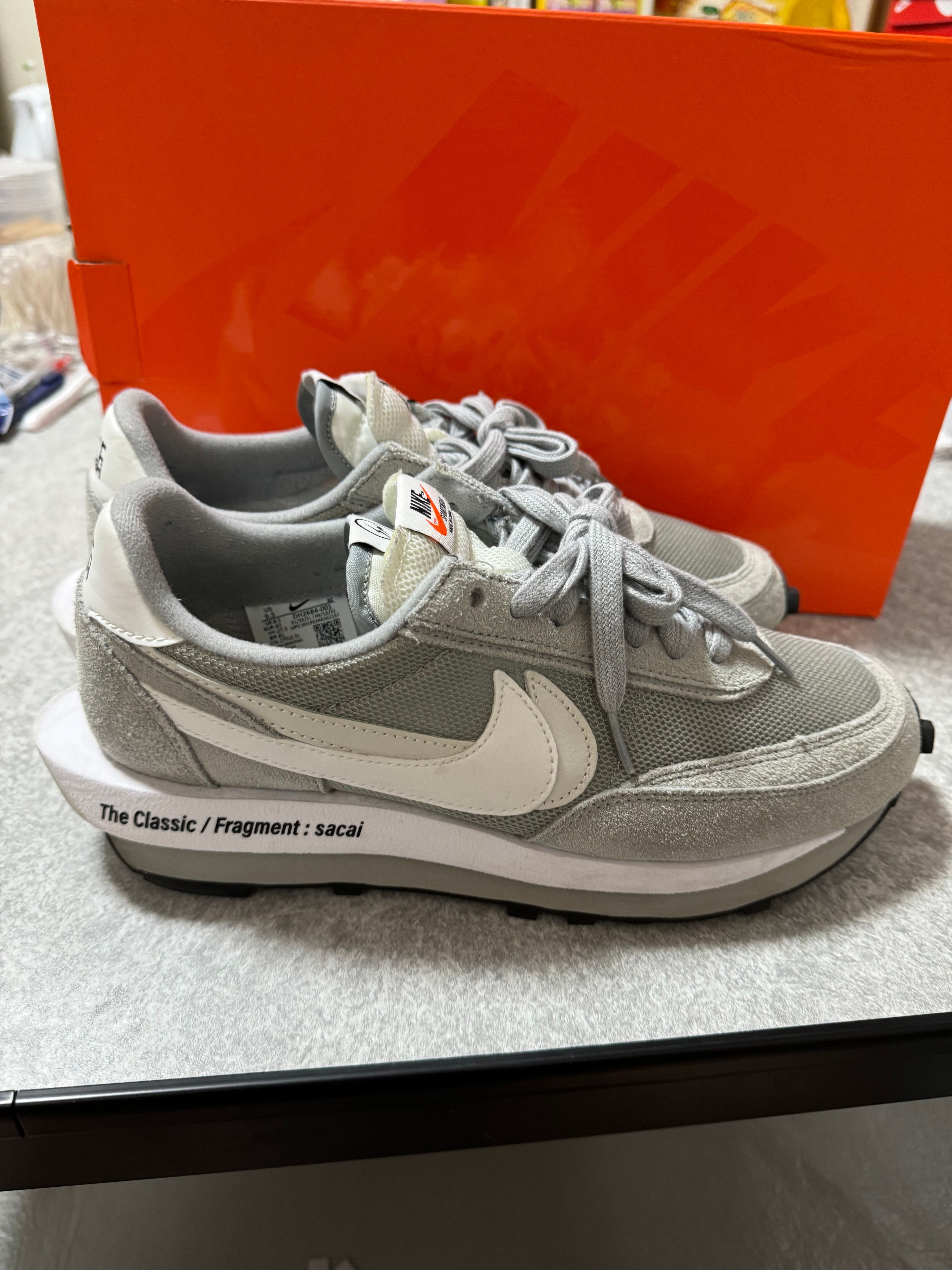 Fragment × sacai × Nike LD Waffle "Light Smoke Grey"