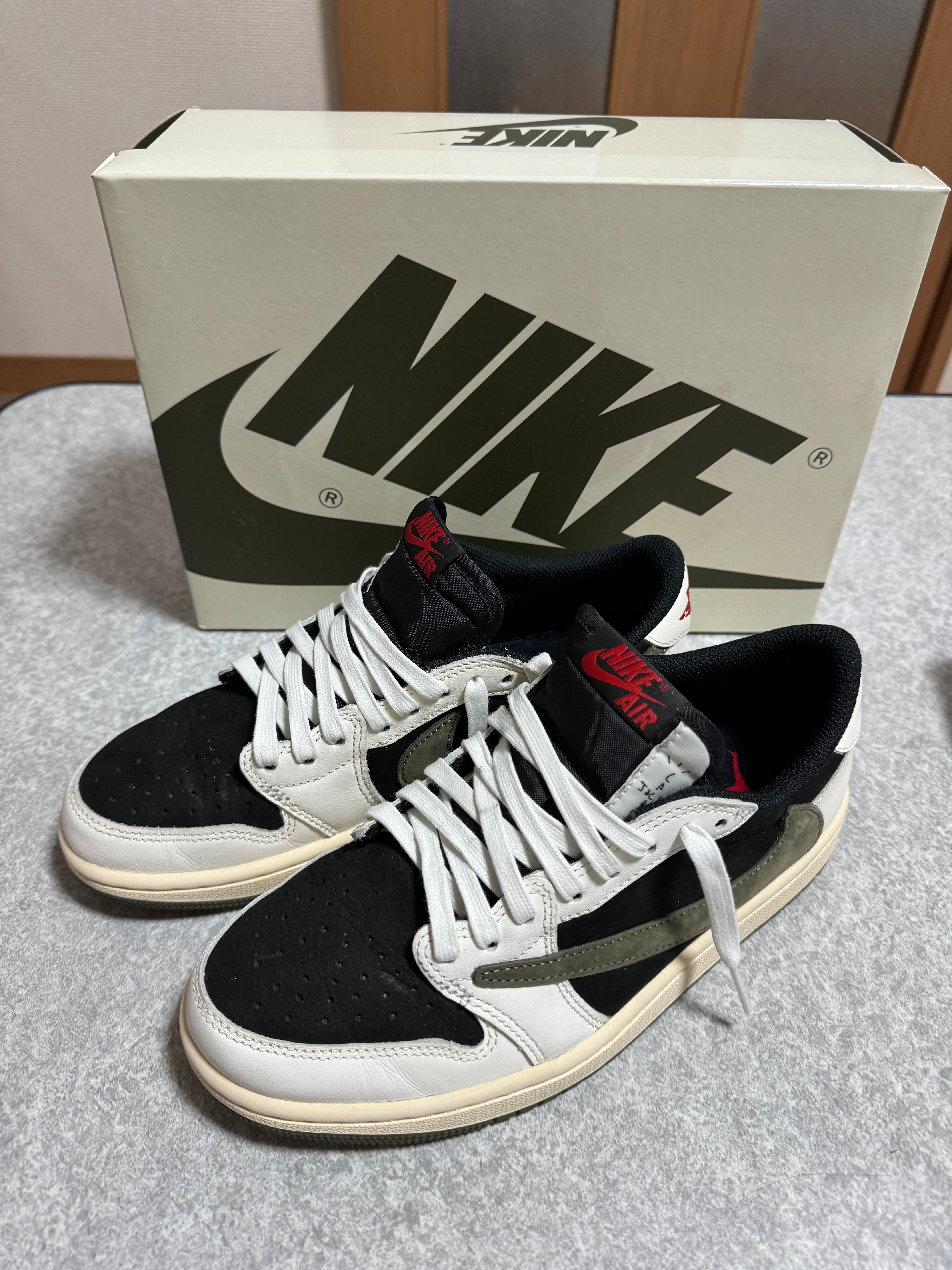 Travis Scott × Nike Women's Air Jordan 1 Low OG "Medium Olive"