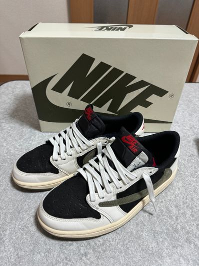 Travis Scott × Nike Women's Air Jordan 1 Low OG "Medium Olive"