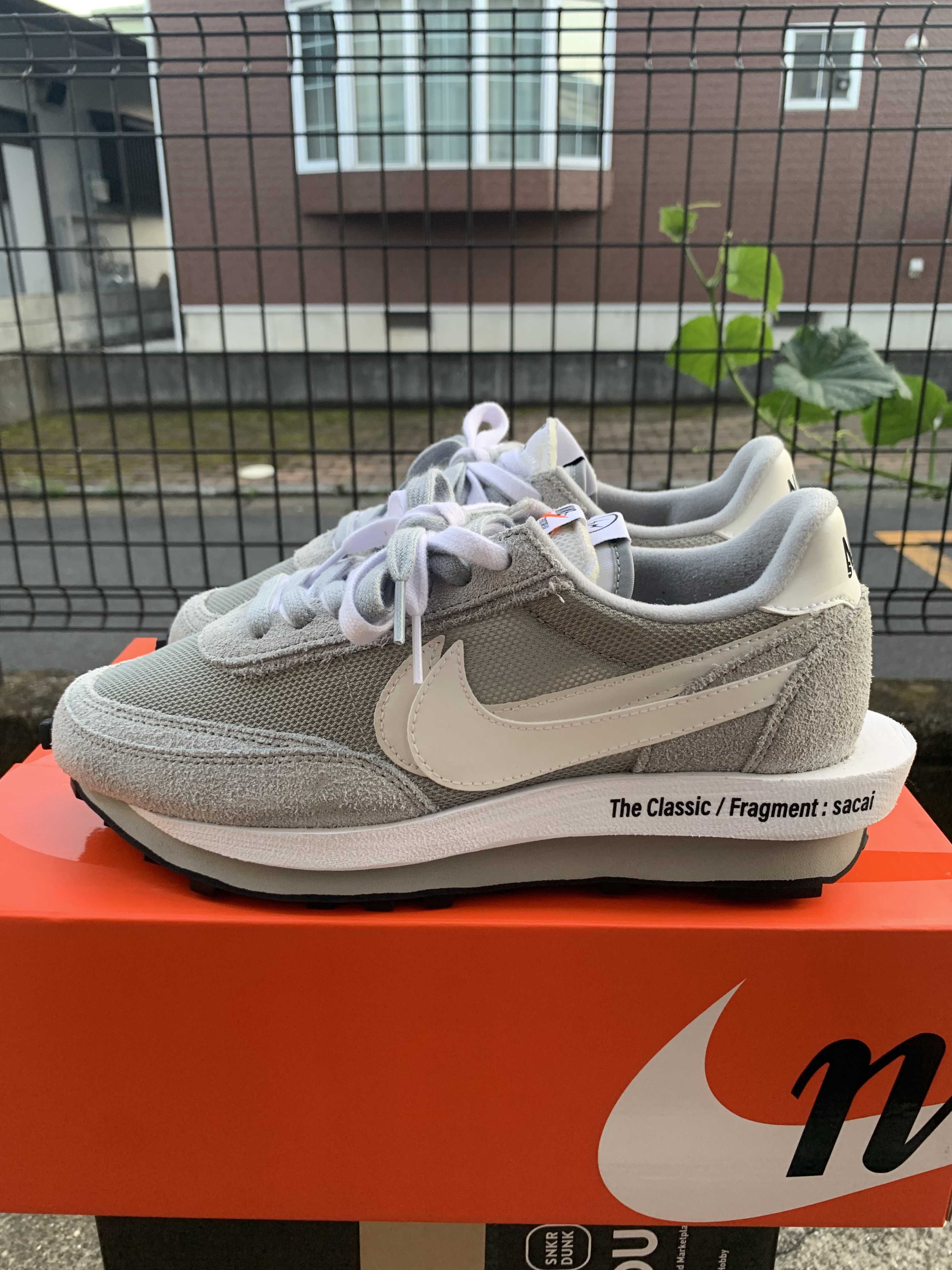 Fragment × sacai × Nike LD Waffle "Light Smoke Grey"