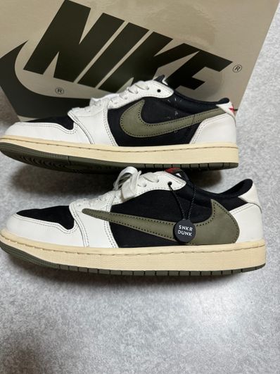 Travis Scott × Nike Women's Air Jordan 1 Low OG "Medium Olive"