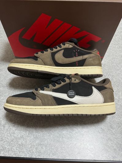 Travis Scott × Nike Air Jordan 1 Low OG SP-T "Black/Dark Mocha"
