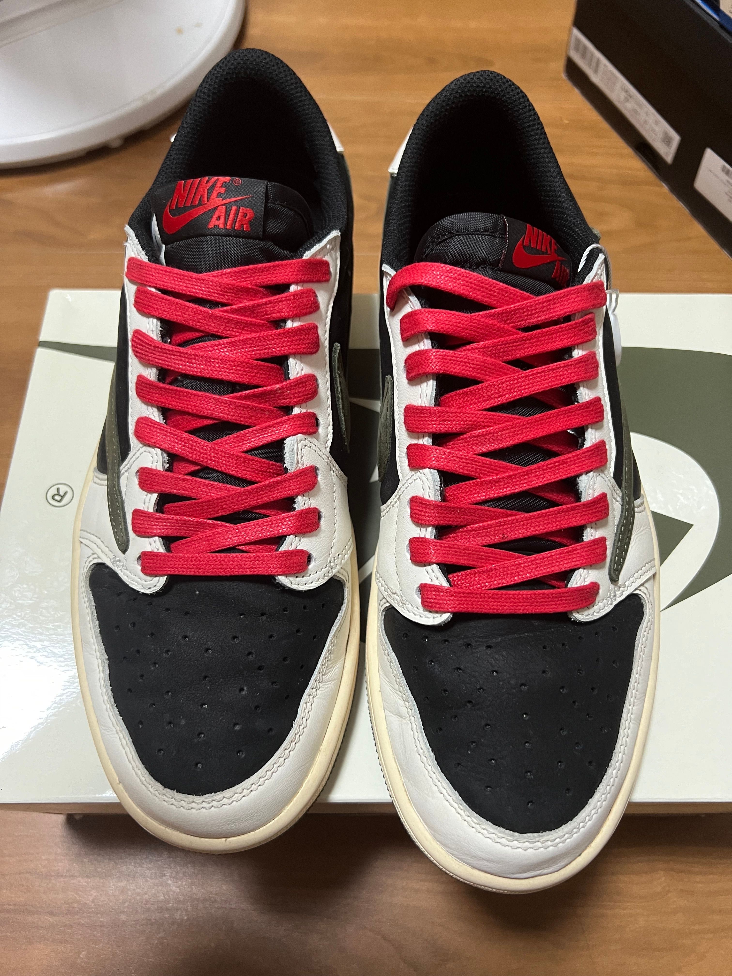 Travis Scott × Nike Women's Air Jordan 1 Low OG "Medium Olive"