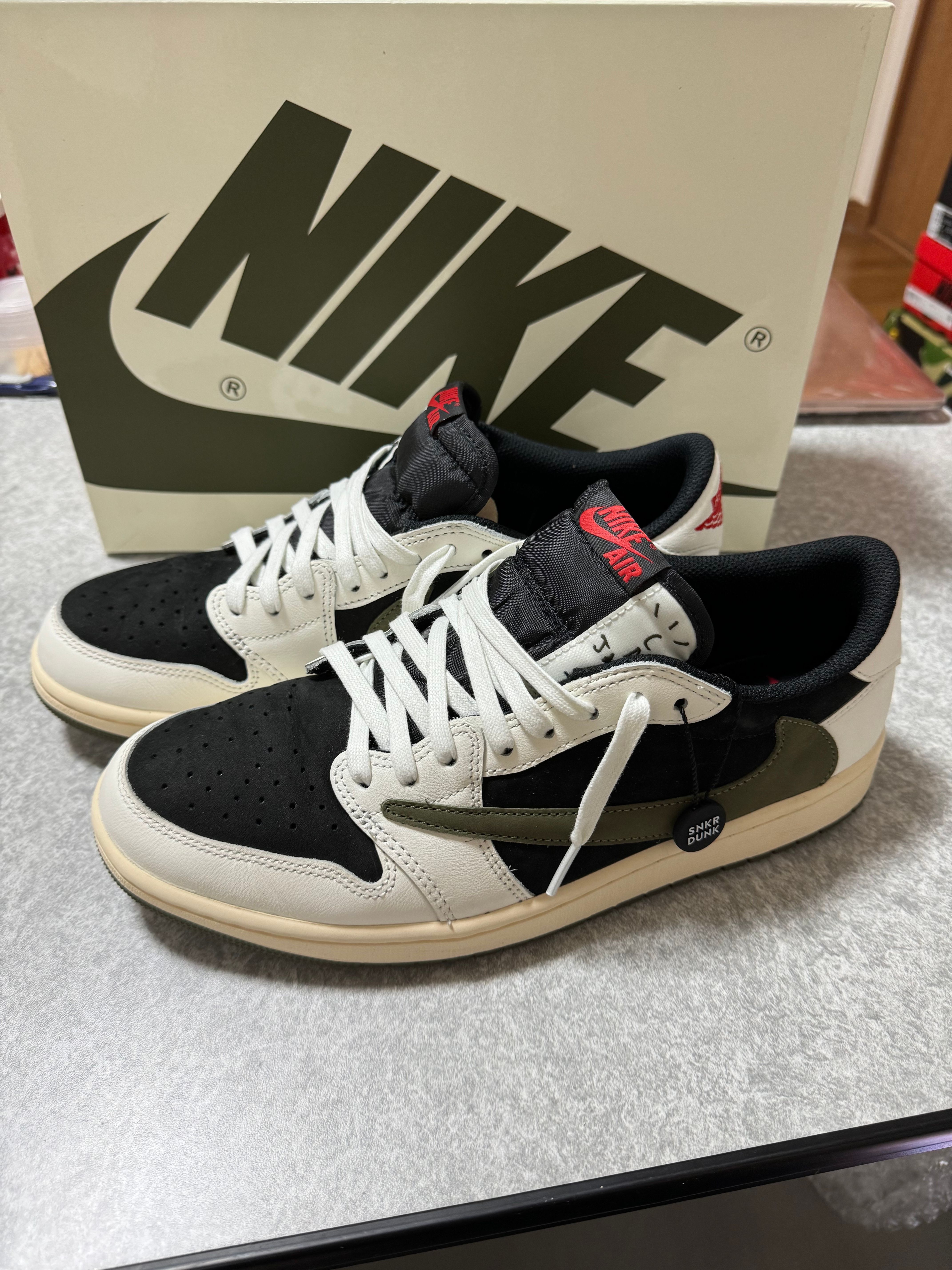 Travis Scott × Nike Women's Air Jordan 1 Low OG "Medium Olive"