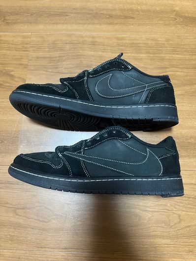 Travis Scott × Nike Air Jordan 1 Low OG SP "Black Phantom"