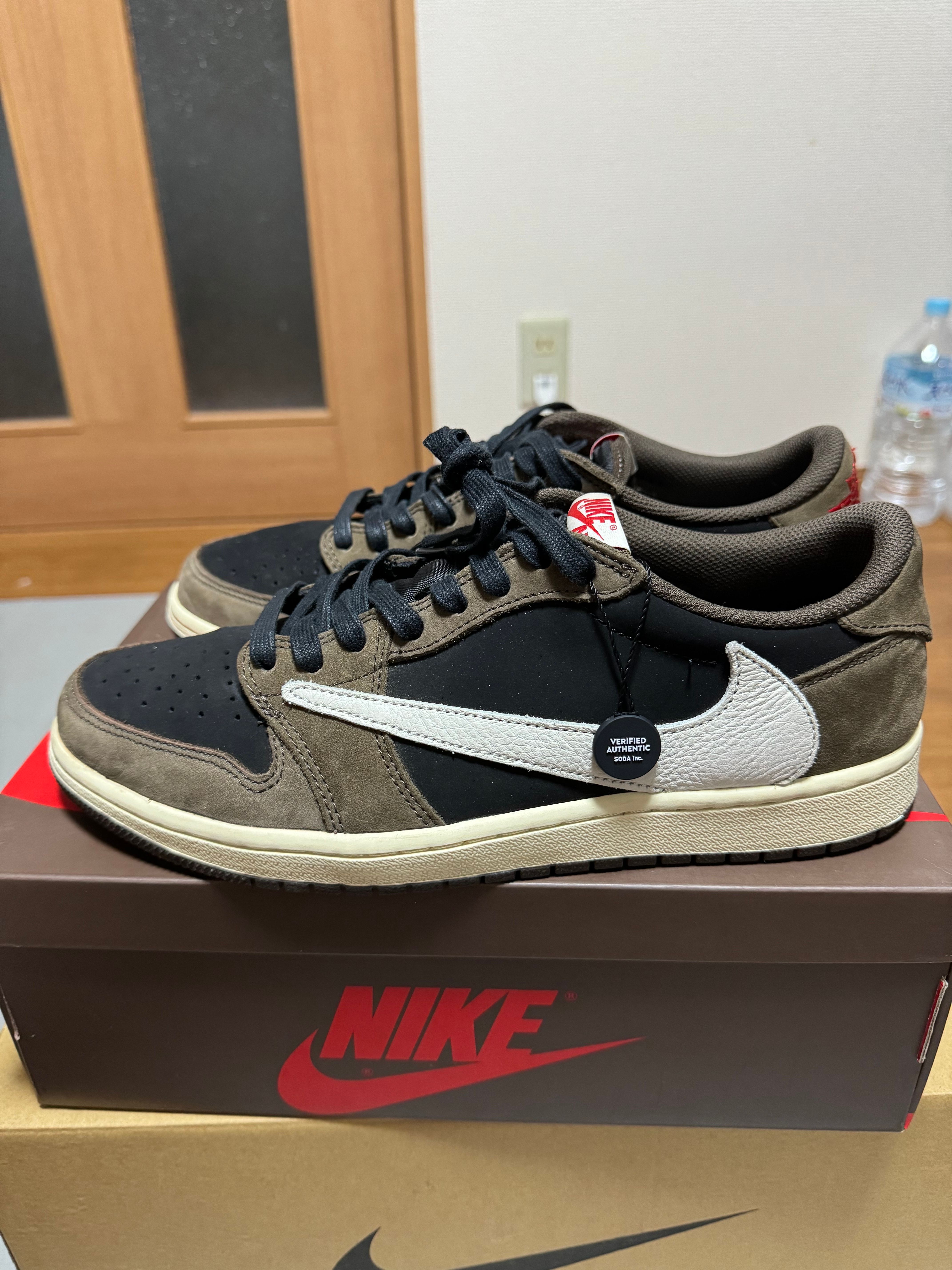 Travis Scott × Nike Air Jordan 1 Low OG SP-T  "Black/Dark Mocha"