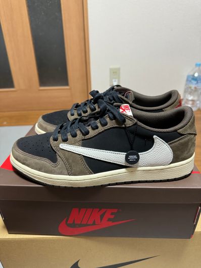 Travis Scott × Nike Air Jordan 1 Low OG SP-T "Black/Dark Mocha"