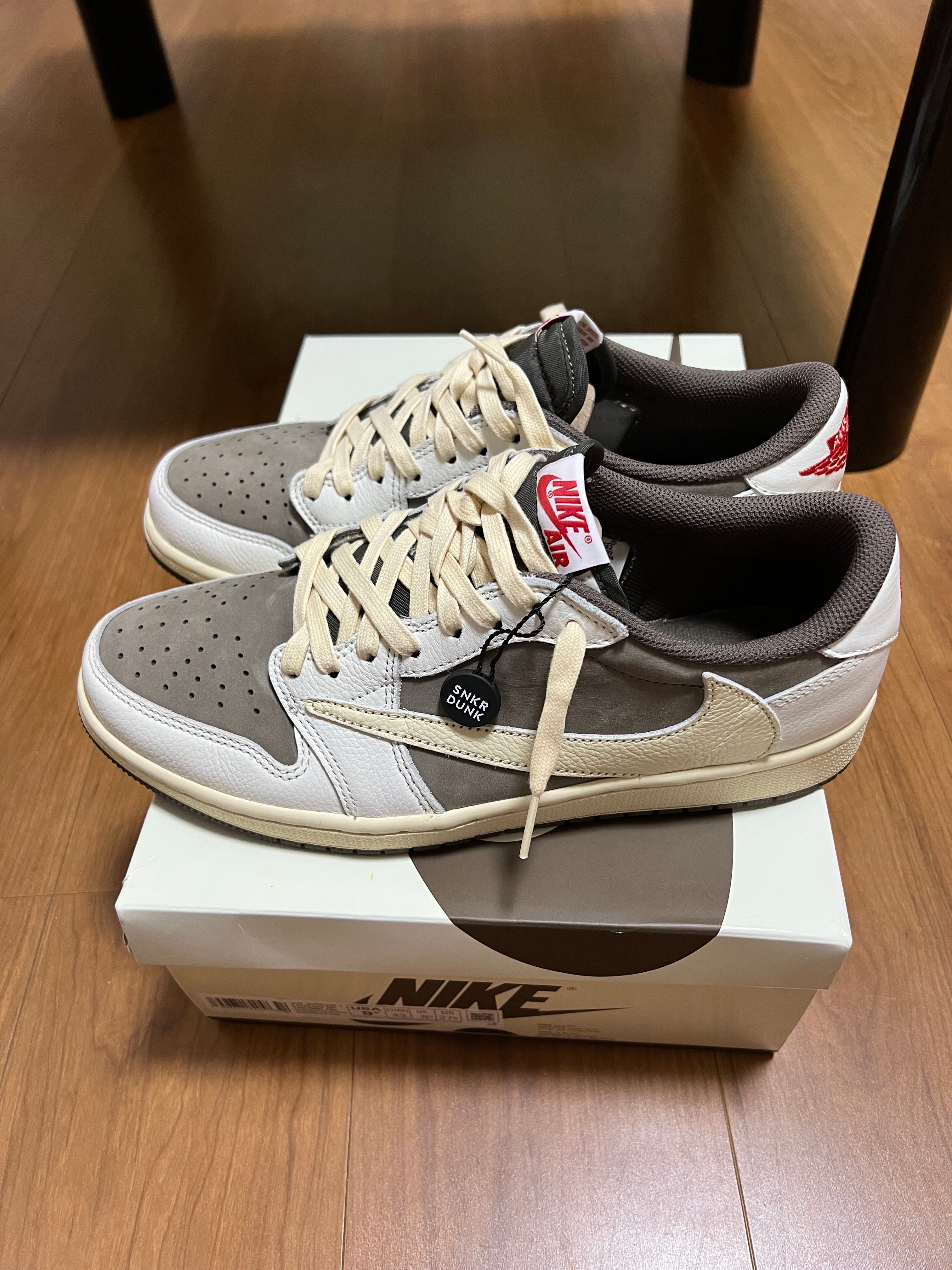 Travis Scott × Nike Air Jordan 1 Low OG SP "Reverse Mocha/Sail and Ridgerock"