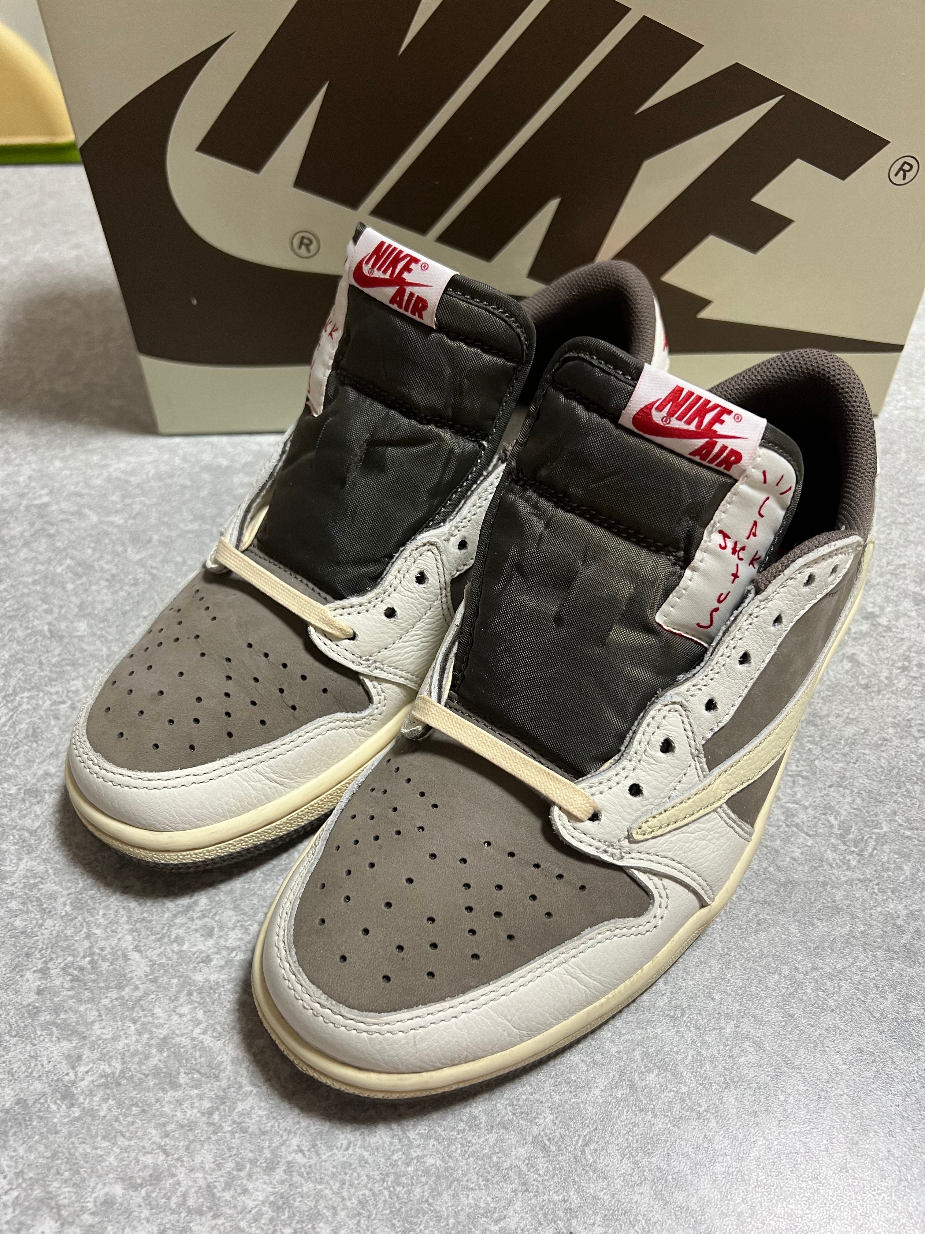 Travis Scott × Nike Air Jordan 1 Low OG SP "Reverse Mocha/Sail and Ridgerock"
