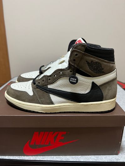 Travis Scott × Nike Air Jordan 1 Retro High OG TS SP "Sail/Dark Mocha"